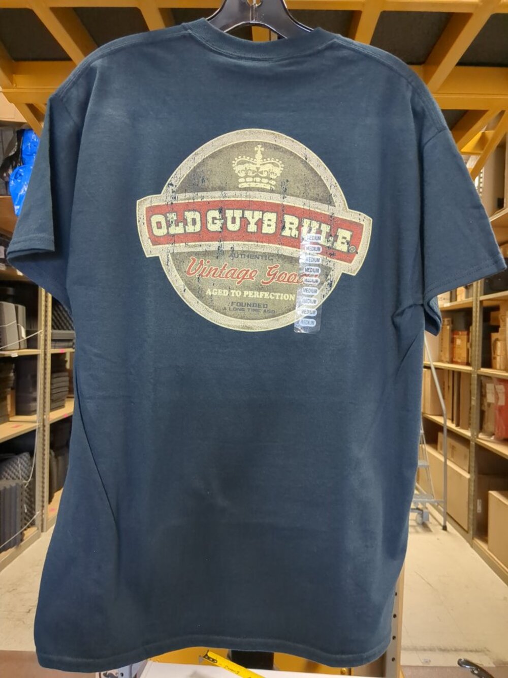 M Vintage Old Guys Rule Tee Shirt - Picture 3 of 9